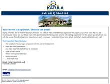 Tablet Screenshot of katulahomeinspections.com